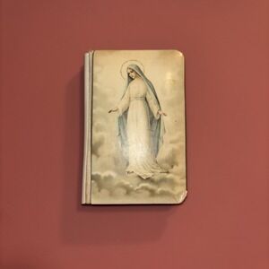 Rare Vintage 1936 Antique Celluloid 1ST Communion Prayer Book W/Crucifix